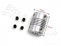 Stepper motor coupling flexible 5x8mm